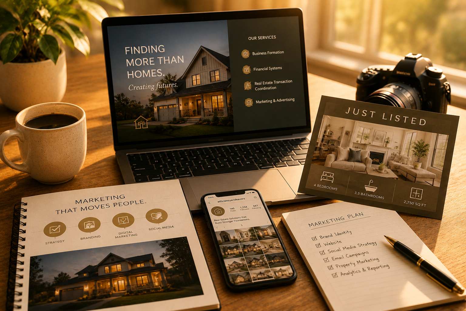 Marketing and advertising planning materials